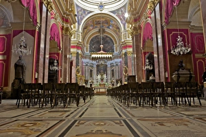 Large Group Prints: St. Pauls Cathedral, Mdina, Malta, Europe