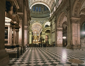 St. Pauls Cathedral nave, London, England, United Kingdom, Europe