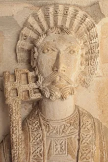 Images Dated 23rd April 2010: St. Peter with the key, Cloister of Saint Sauveur cathedral, Aix en Provence
