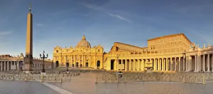 St. Peters Basilica (Basilica di San Pietro), St. Peters Square (Piazza de San Pietro)