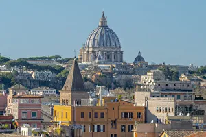 St. Peters Basilica, UNESCO World Heritage Site, The Vatican, Rome, Lazio, Italy