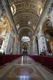Images Dated 1st April 2011: St. Peters Basilica, Vatican City, UNESCO World Heritage Site, Rome