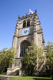 Clock Towers Prints: St. Peters Cathedral Church, City of Bradford