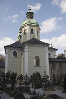 Images Dated 16th February 2008: Back of St. Peters Church, Salzburg, Austria, Europe