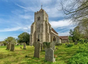 Pastoral Prints: St Peter's Church in the village of Firle