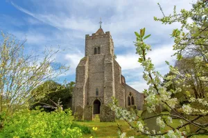Blooms Prints: St Peter's Church in the village of Firle