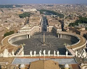 Images Dated 17th November 2008: St. Peters Square, Rome, Lazio, Italy, Europe
