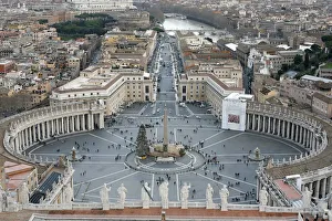 Grand Prints: St. Peters Square, Vatican, Rome, Lazio, Italy, Europe