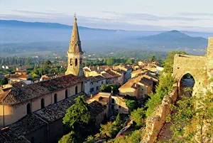 Roof Top Prints: St. Saturnin les Apt, Vaucluse, Provence, France, Europe