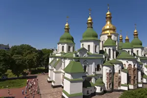 Kiev Prints: St. Sophia Cathedral Complex, UNESCO World Heritage Site, Kiev, Ukraine, Europe