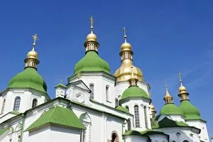 Images Dated 9th June 2009: St. Sophias Cathedral, built between 1017 and 1031 with baroque style domes