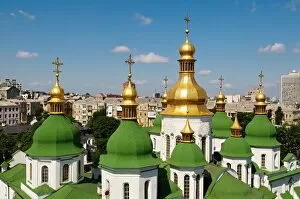 Images Dated 28th June 2008: St. Sophias Cathedral. UNESCO World Heritage Site, Kiev, Ukraine, Europe