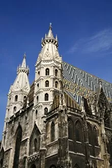 Images Dated 29th August 2007: St. Stephens Cathedral (Stephansdom), Vienna, Austria, Europe