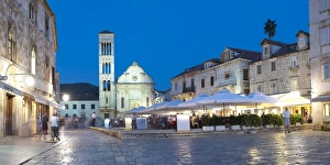 Cafe Culture Prints: St. Stephens Square (Trg Svetog Stjepana)