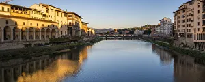 River Arno Prints: St Trinity Bridge, Florence, Tuscany, Italy
