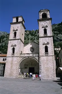 St. Tryphon Cathedral, Kotor, UNESCO World Heritage Site, The Boka Kotorska (Bay of Kotor), Montenegro, Europe