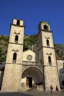 Dayime Prints: St. Tryphon Cathedral, Kotor, UNESCO World Heritage Site, Montenegro, Europe