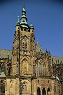 St. Vitus Cathedral, Prague Castle, Third Courtyard, Prague, Czech Republic, Europe