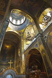 Cupola Prints: St. Vladimirs Cathedral interior, Kiev, Ukraine, Europe
