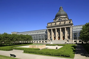 Staatskanzlei and Hofgarten, Munich, Upper Bavaria, Bavaria, Germany, Europe