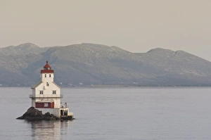 Counseling Prints: Stabben Lighthouse near Floro, Norway, Scandinavia, Europe