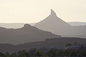 Needle Prints: Stacked rock formations at dawn