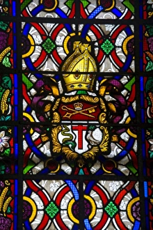 Leeward Island Prints: Stained glass window, St