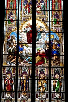 Stained glass windows in Cologne Cathedral