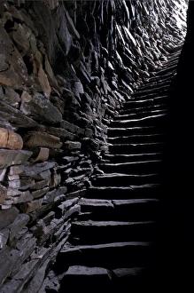 Broch Prints: Stairs in the hollow wall