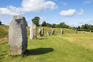 Standing Stone Collection: Standing stones at Avebury stone circle, Neolithic stone circle, UNESCO World Heritage