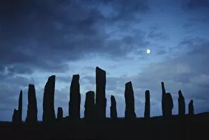 Images Dated 25th September 2009: Standing Stones of Callanish, Isle of Lewis, Outer Hebrides, Western Isles, Scotland