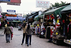 Stanley Prints: Stanley market, Hong Kong Island, Hong Kong, China, Asia
