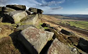 Images Dated 7th April 2010: Stannage Edge, Hope Valley, Derbyshire, England, United Kingdom, Europe
