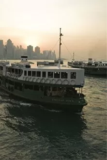 Star Ferries, Victoria Harbour, Hong Kong, China, Asia