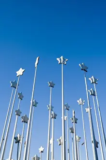 Limburg Prints: Stars of Europe monument to the 10th Anniversary of the Mstricht Treaty