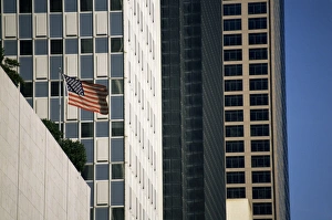 Office Buildings Prints: Stars and Stripes and skyscrapers
