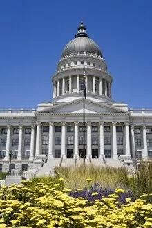Images Dated 11th July 2010: State Capitol Building, Salt Lake City, Utah, United States of America, North America