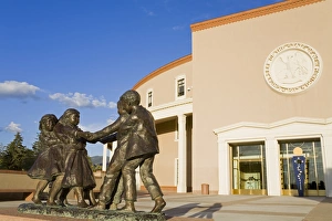 State Capitol Building, Santa Fe, New Mexico, United States of America, North America