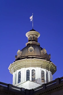 Images Dated 31st October 2008: State Capitol dome, Columbia, South Carolina, United States of America, North America