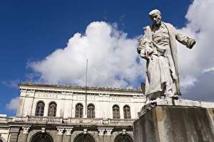 Court House Prints: Statue of A. Schoelcher, Former Courthouse, Fort-de-France, Martinique