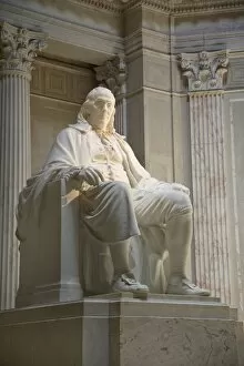 Statue of Benjamin Franklin in Philadelphia, Pennsylvania, United States of America