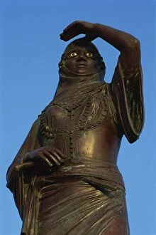 Statue of Boubolina, Spetse, Greek Islands, Greece, Europe