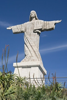 Statue of Christ, Canico, Madeira, Portugal, Europe