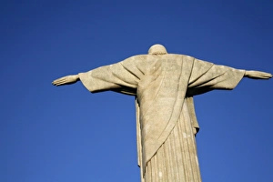 Typically Brazilian Prints: The statue of Christ the Redeemer on top of the Corcovado mountain