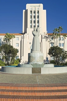Statue at the County Administration Building, San Diego, California, United States of America