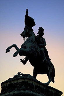 Capital Cites Prints: Statue of Emperor Franz Joseph, Vienna, Austria, Europe