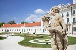 Western Transdanubia Prints: Statue at Esterhazy Palace, Fertod, Western Transdanubia, Hungary, Europe