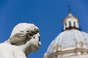 Bust Prints: Statue, fountain