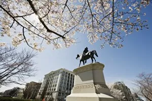 Images Dated 23rd March 2009: Statue of General Winfield Scott Hancock (1786-1866), Washington D.C. United States of America