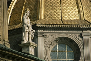 Polish Prints: Statue and golden dome
